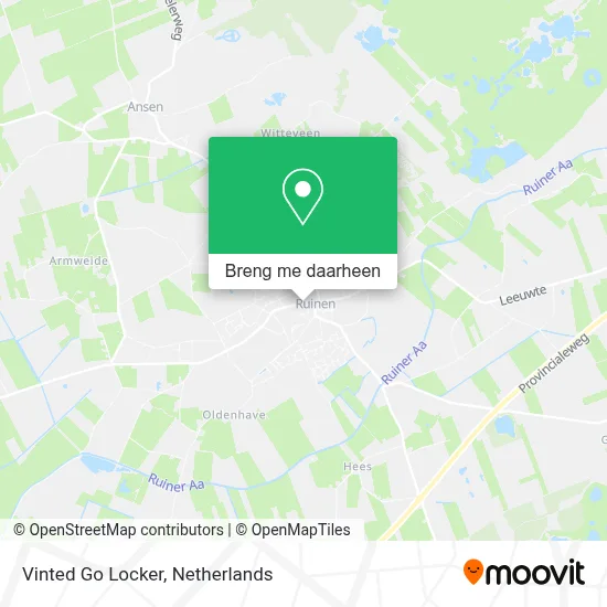 Vinted Go Locker kaart