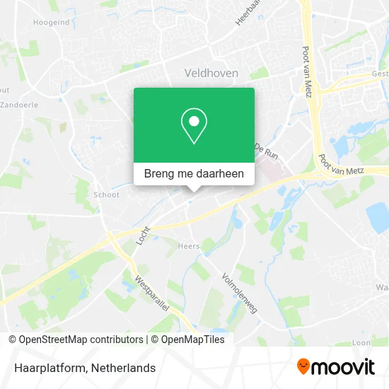 Haarplatform kaart