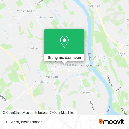 'T Genot kaart