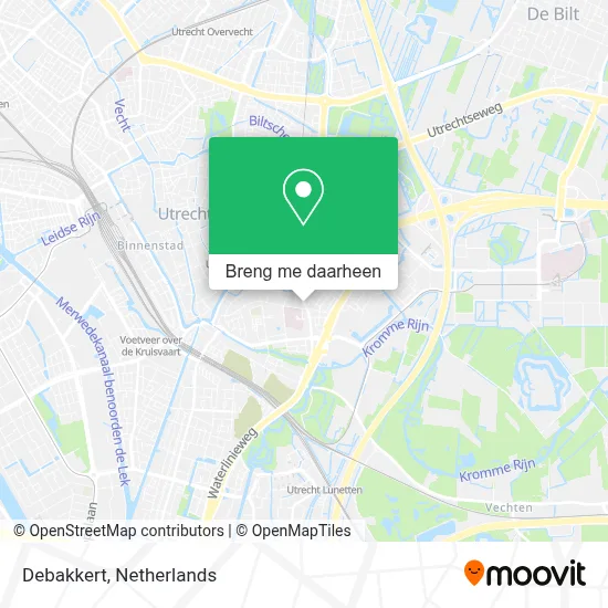 Debakkert kaart