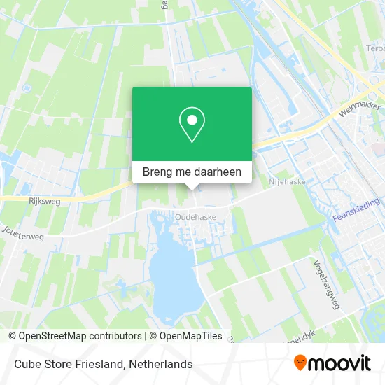 Cube Store Friesland kaart