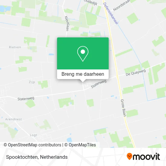 Spooktochten kaart