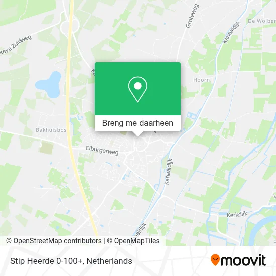 Stip Heerde 0-100+ kaart