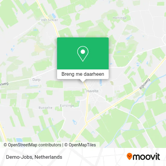 Demo-Jobs kaart