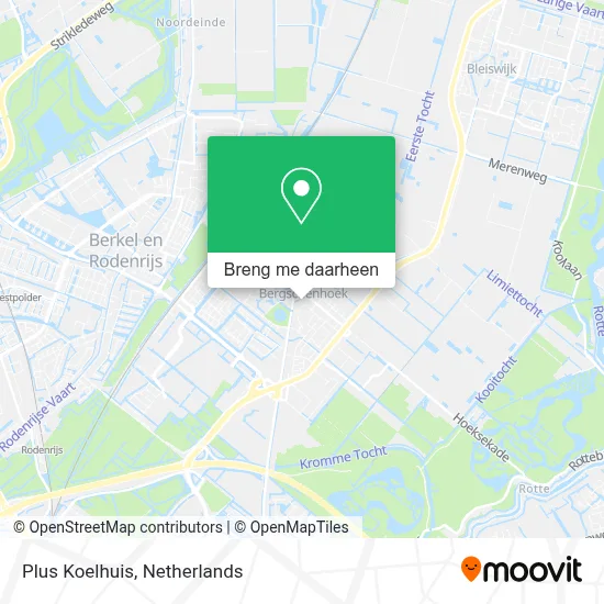 Plus Koelhuis kaart
