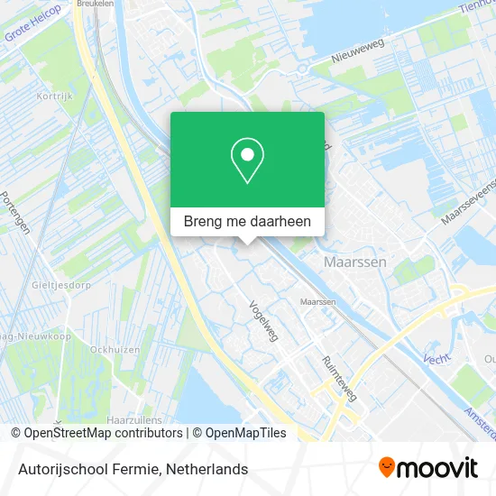Autorijschool Fermie kaart