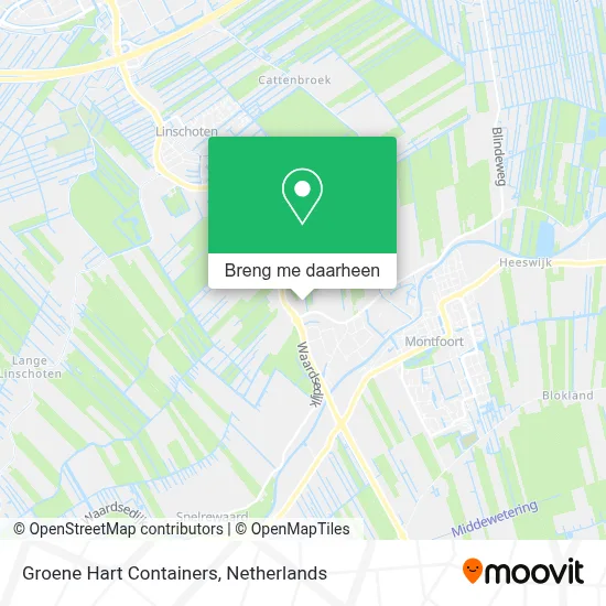 Groene Hart Containers kaart