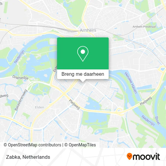 Zabka kaart