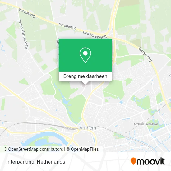 Interparking kaart