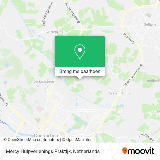 Mercy Hulpverlenings Praktijk kaart