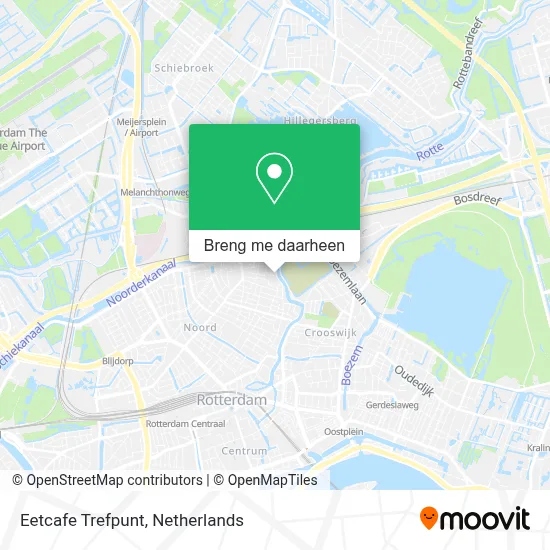 Eetcafe Trefpunt kaart