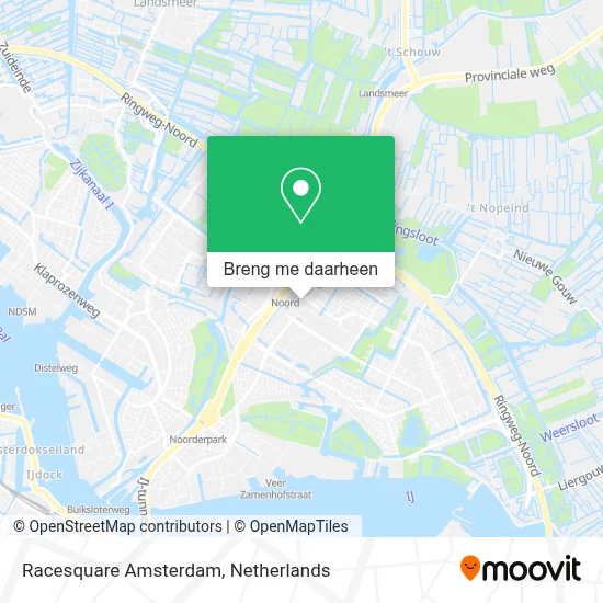 Racesquare Amsterdam kaart