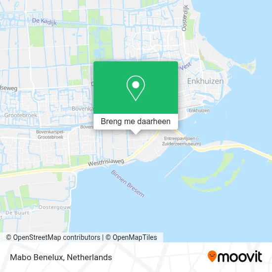 Mabo Benelux kaart