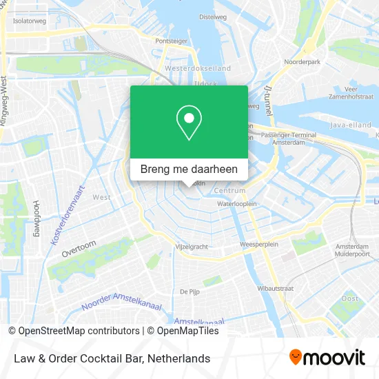 Law & Order Cocktail Bar kaart
