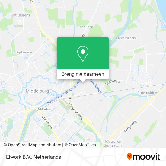 Elwork B.V. kaart