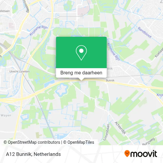 A12 Bunnik kaart