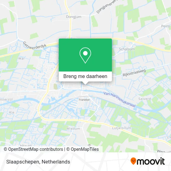 Slaapschepen kaart