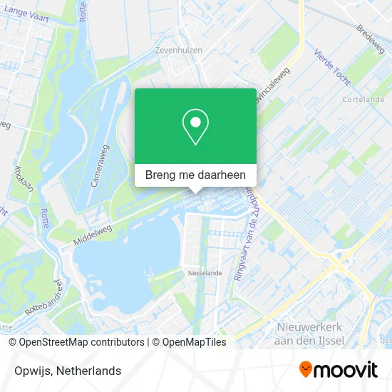 Opwijs kaart