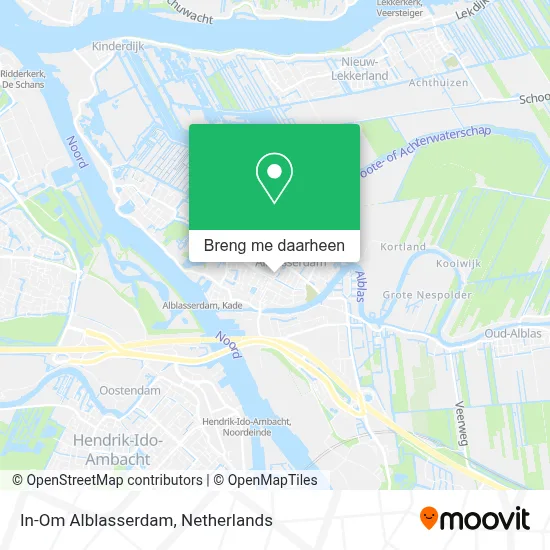 In-Om Alblasserdam kaart