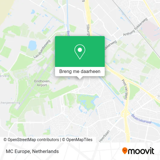 MC Europe kaart