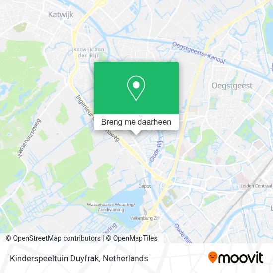 Kinderspeeltuin Duyfrak kaart