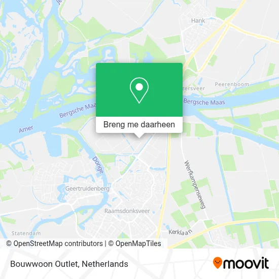 Bouwwoon Outlet kaart
