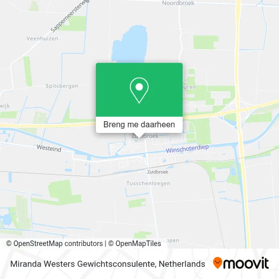 Miranda Westers Gewichtsconsulente kaart