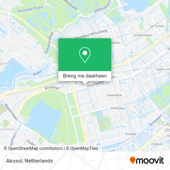 Akosol kaart
