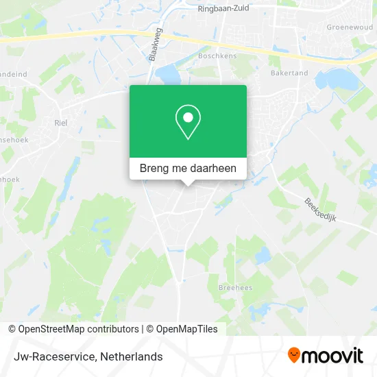 Jw-Raceservice kaart