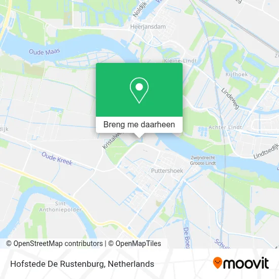 Hofstede De Rustenburg kaart