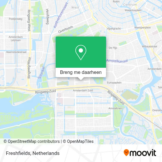 Freshfields kaart