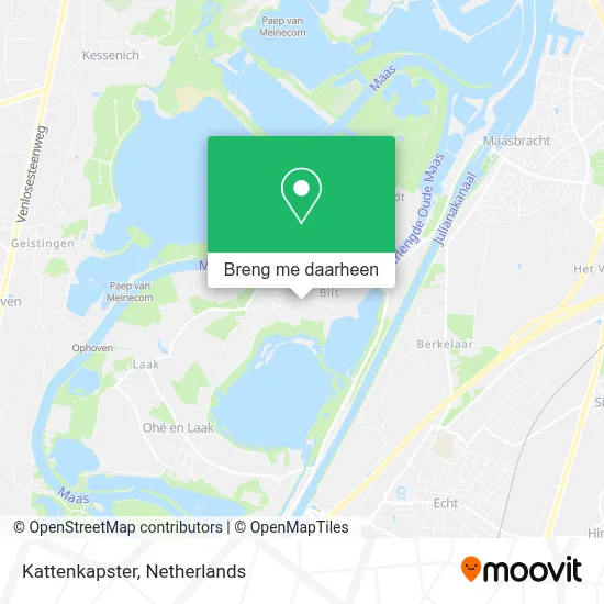 Kattenkapster kaart