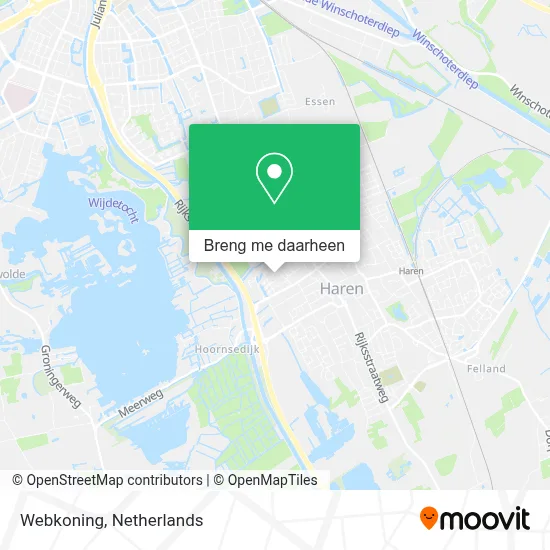 Webkoning kaart