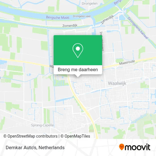 Demkar Auto's kaart