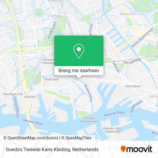 Goedzo Tweede Kans Kleding kaart