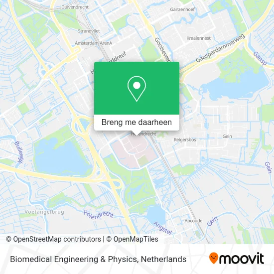 Biomedical Engineering & Physics kaart