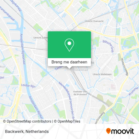 Backwerk kaart