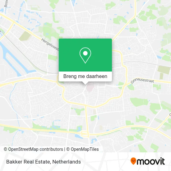 Bakker Real Estate kaart