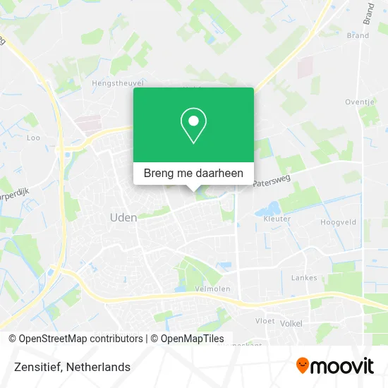 Zensitief kaart