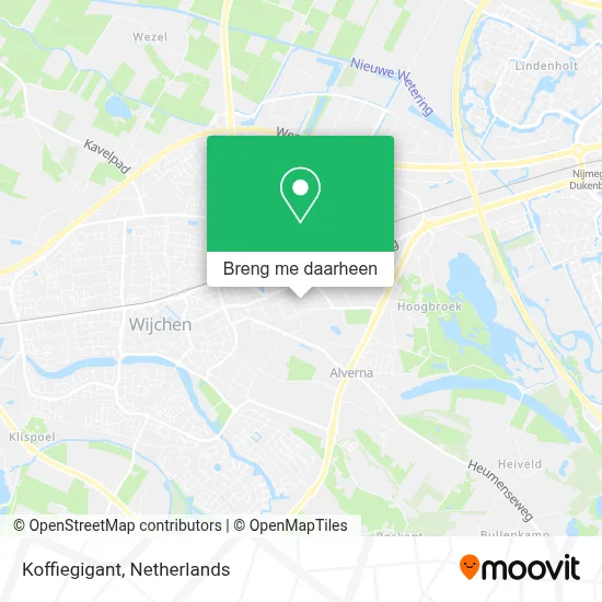 Koffiegigant kaart
