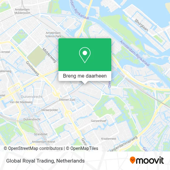 Global Royal Trading kaart