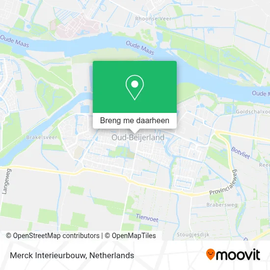 Merck Interieurbouw kaart