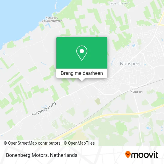 Bonenberg Motors kaart