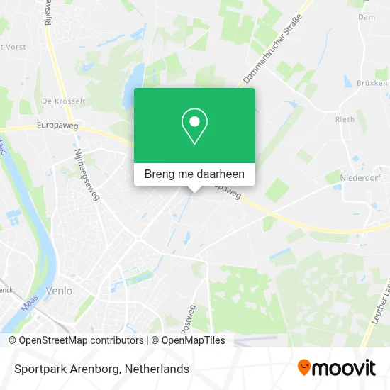 Sportpark Arenborg kaart