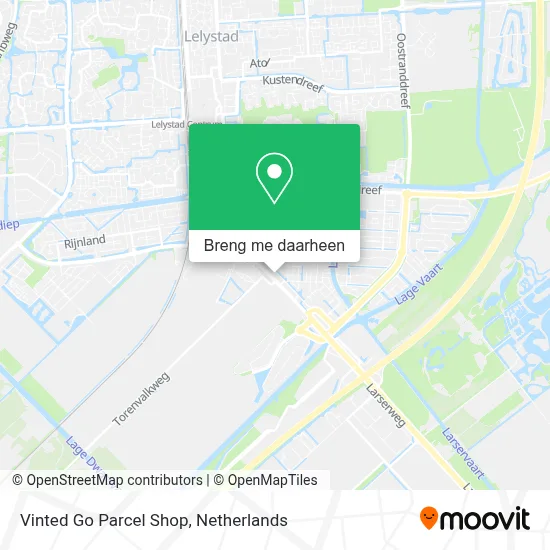 Vinted Go Parcel Shop kaart