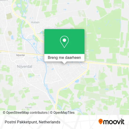Postnl Pakketpunt kaart
