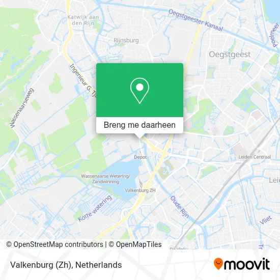 Valkenburg (Zh) kaart