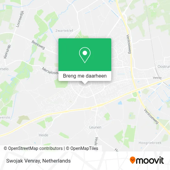 Swojak Venray kaart