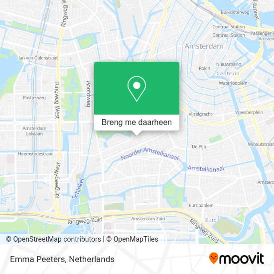 Emma Peeters kaart