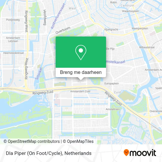 Dla Piper (On Foot/Cycle) kaart